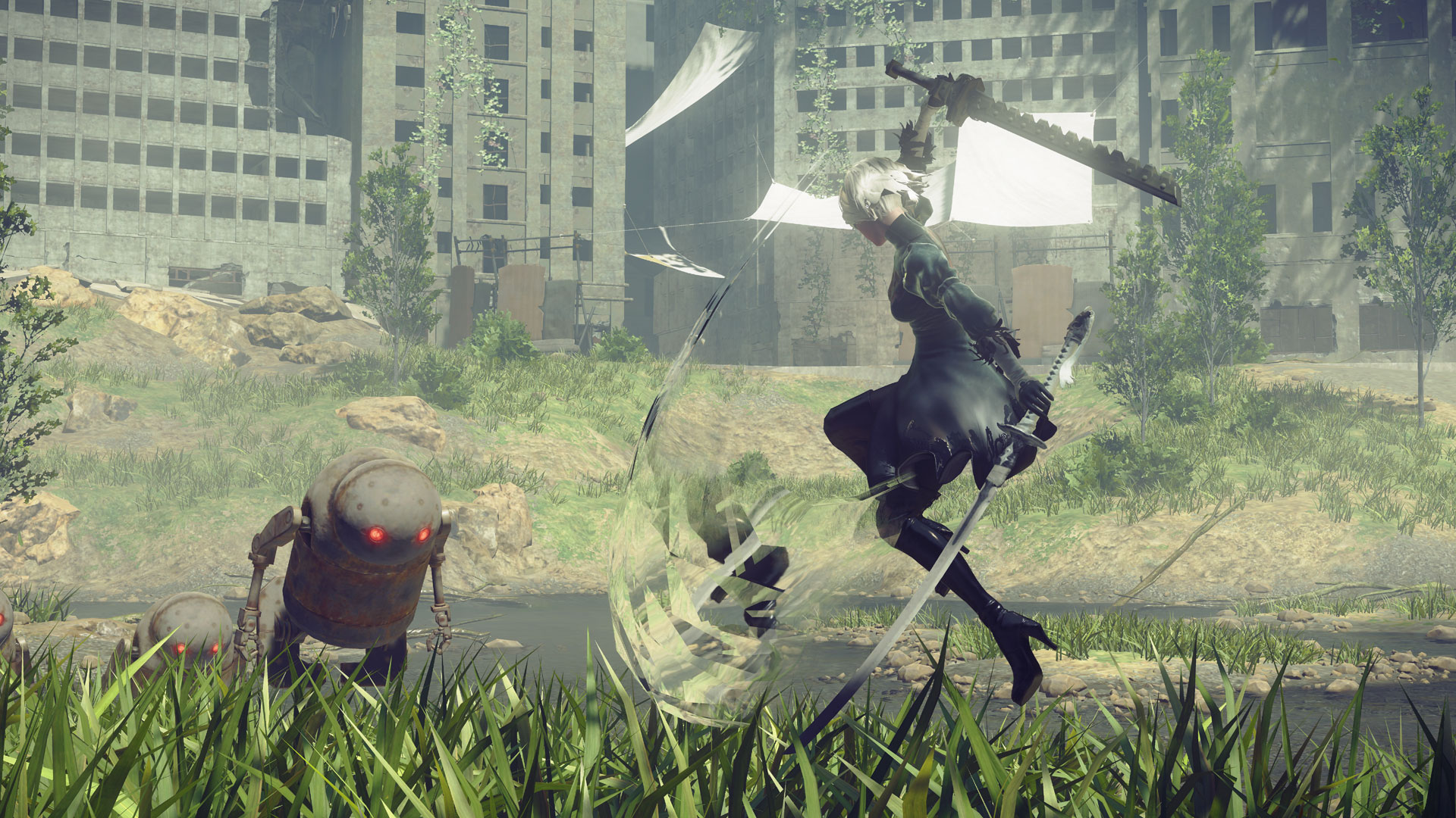 NieR: Automata - ‘Auto Chips’-Gameplay-Feature im Video - Kämpfe im