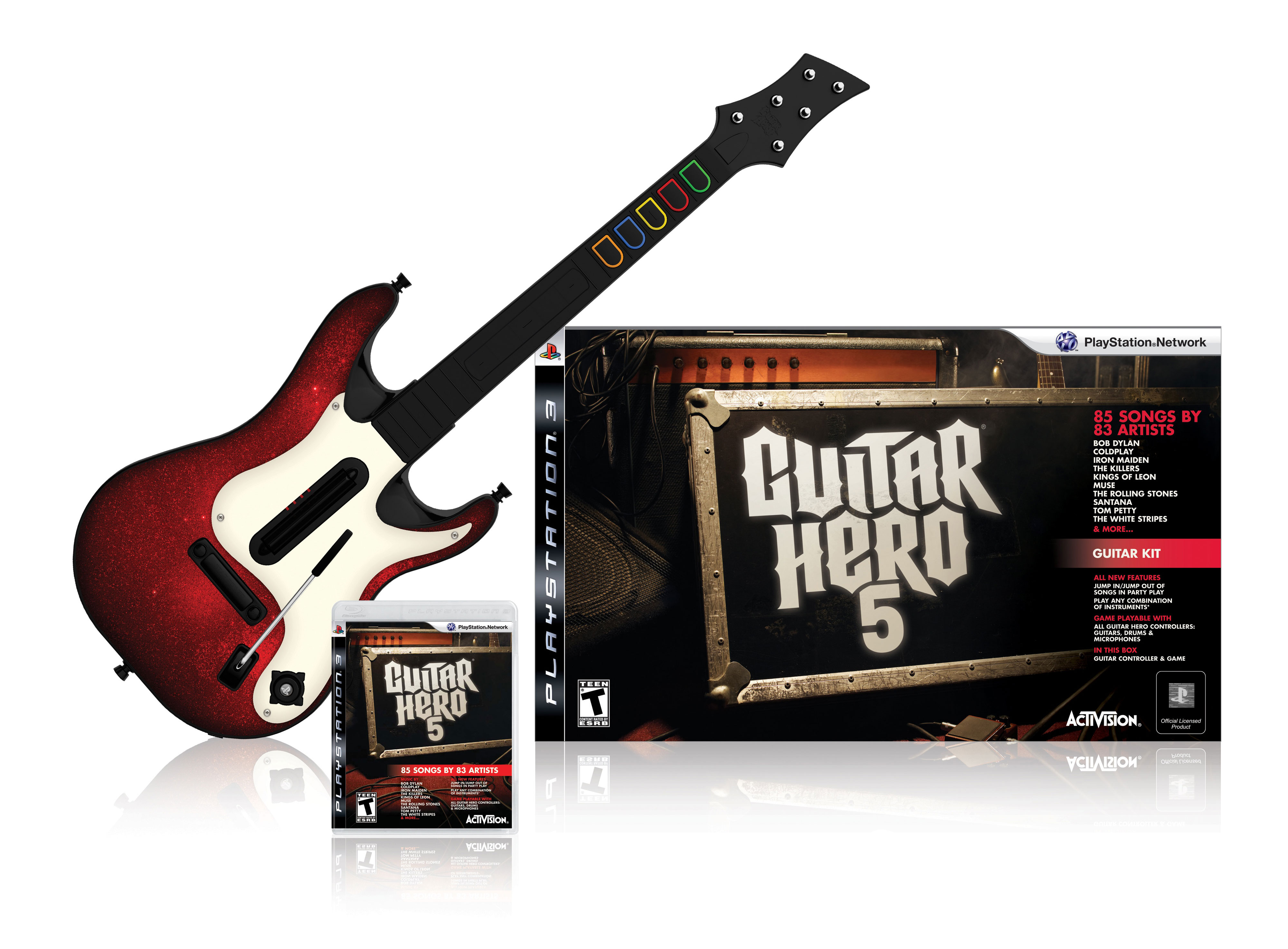 Die neue Guitar Hero 5 Gitarre - play3.de