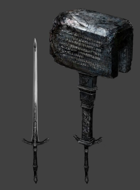 bloodborne_2 Hammer_sword