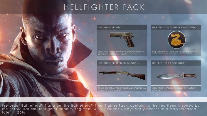 Battlefield 1: Hellfighter Pack – Details zum Pre-Order Extra