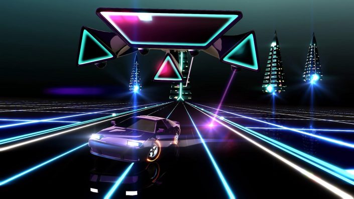 Neon Drive: 80er-Jahre inspirierter Renntitel rast nächste Woche auf die PS4