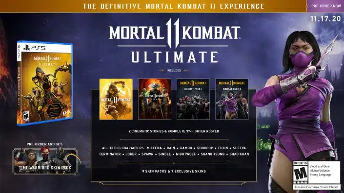 Mortal Kombat 11 Ultimate: Erweiterte Version für PS5 angekündigt