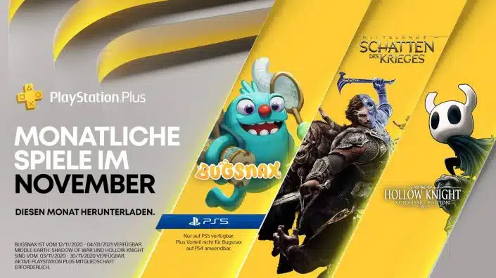 PS Plus November 2020: Gratis-Games samt PS5-Spiel enthüllt