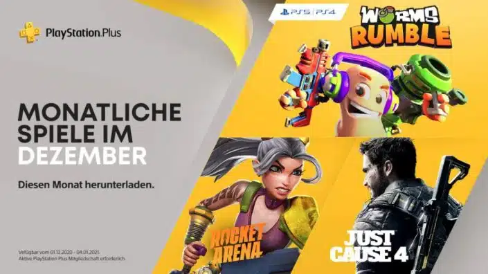 PS Plus Dezember 2020: „Gratis-Spiele“ zum Download bereit