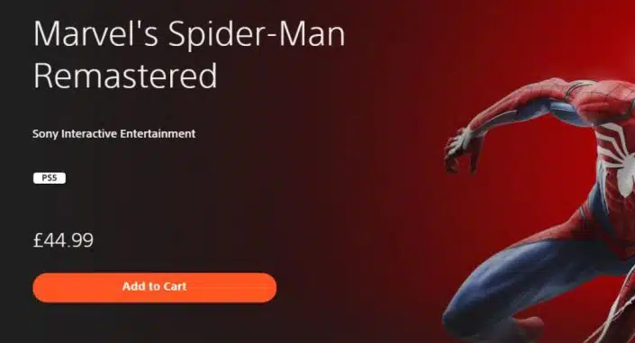 Marvel’s Spider-Man Remastered: Standalone-Version für PS5 im PSN – Update