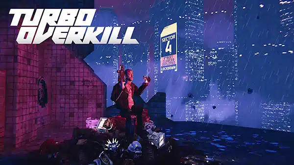 Turbo Overkill: Brutaler Cyberpunk-Shooter mit einem ersten Trailer angekündigt