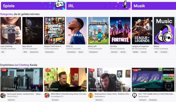 Twitch und Co: Nutzung der Game-Streams sinkt deutlich