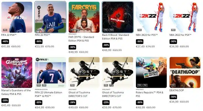 PS4 & PS5: Black Friday-Sale mit fast 400 PSN-Angeboten