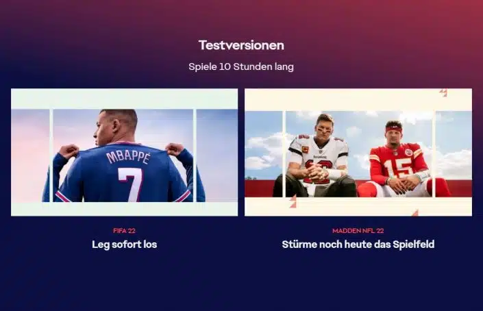 EA Play: Drei Monate zum Schnäppchenpreis