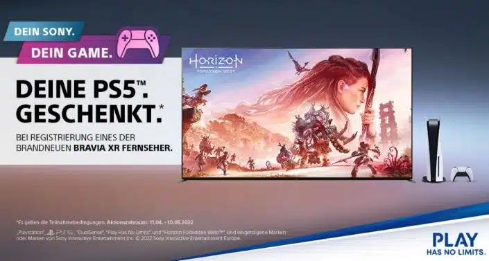 PS5: Bravia TV kaufen und Konsole „geschenkt“ bekommen – Nur noch heute