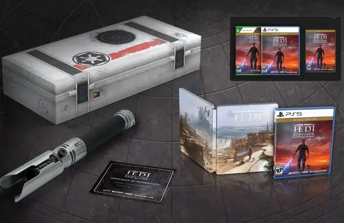 Star Wars Jedi Survivor: Collector’s Edition mit Lichtschwertgriff vorgestellt