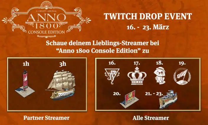 Anno 1800: Sichert euch Gratis-Items für die PS5-Version