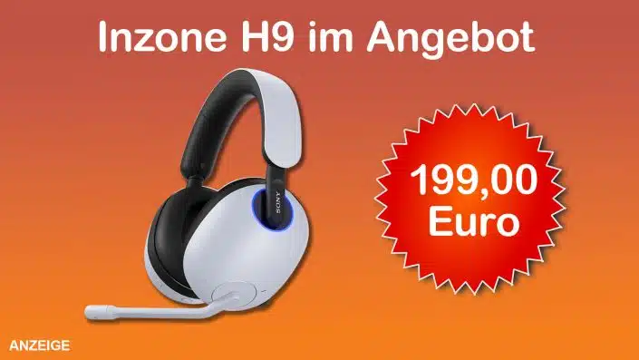 Sony Inzone H9: Gaming-Headset mit satten 100 Euro Preisnachlass