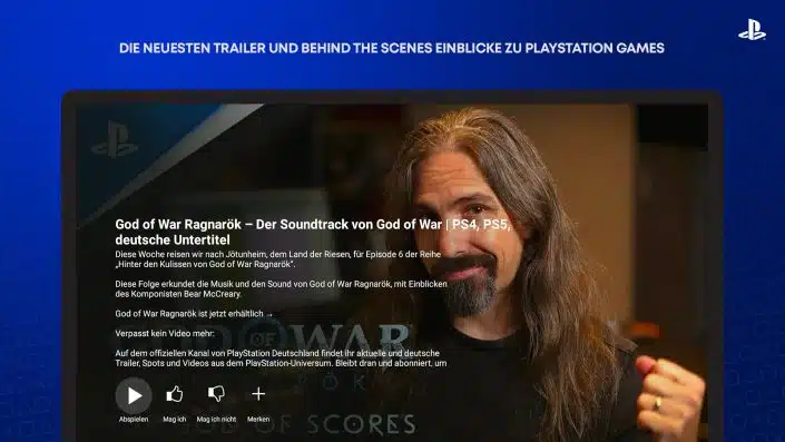 Sony: PS5-Hersteller veröffentlicht weitere PlayStation-App