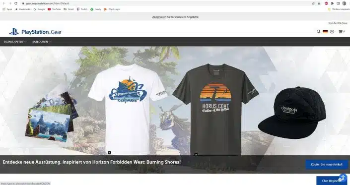 Horizon Forbidden West: Burning Shores – Merch