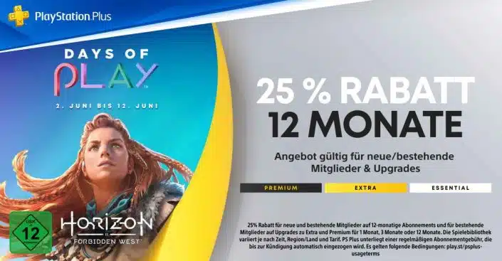 Days of Play gestartet: PS Plus Essential/Extra/Premium, Spiele und mehr – Nur noch bis morgen