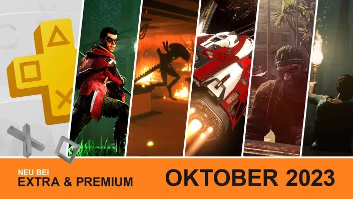 PS Plus: Extra/Premium-Spiele für Oktober 2023 angekündigt