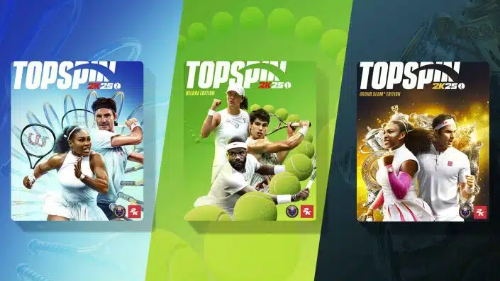 TopSpin 2K25: Termin, Trailer, Editions und Coverstars enthüllt