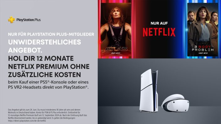 PS Plus: Mitglieder werden beim PS5-Kauf mit 12 Monate Netflix Premium belohnt