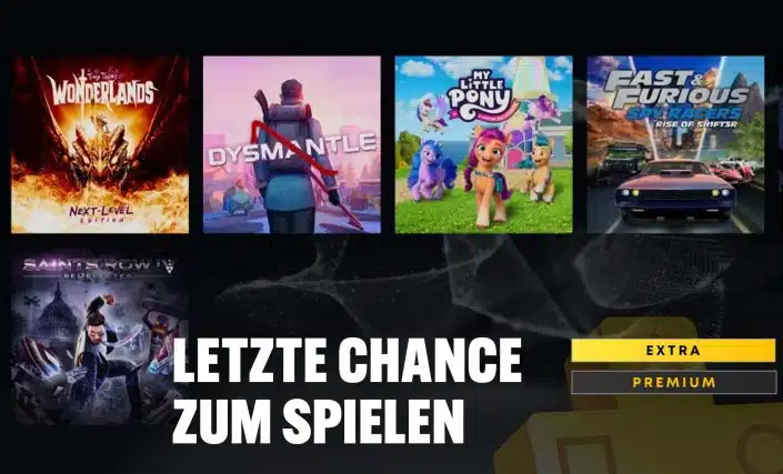 PS Plus Extra und Premium: Im Juli 2024 fallen diese Spiele weg