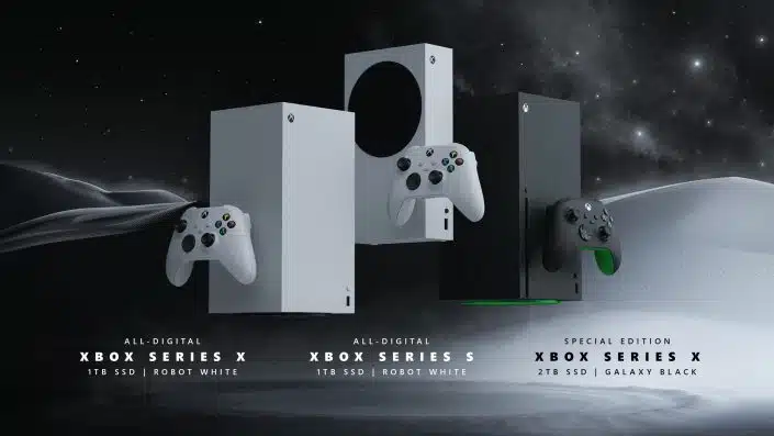 Xbox Series X/S: All-Digital, mehr Speicher & frische Farben – Drei neue Modelle angekündigt