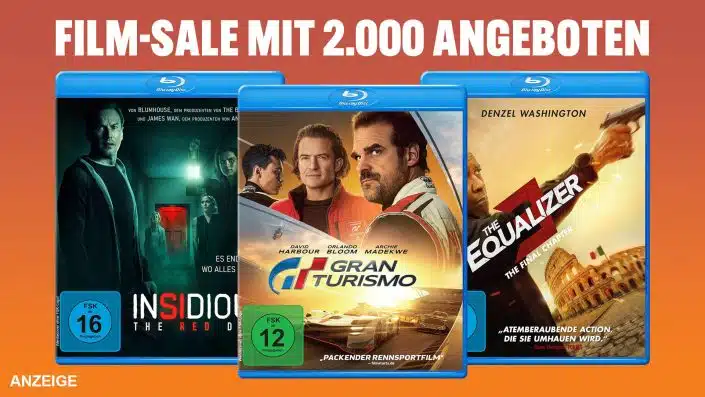 Blu-ray & Co: Riesiger Film-Sale mit 2.000 Angeboten gestartet