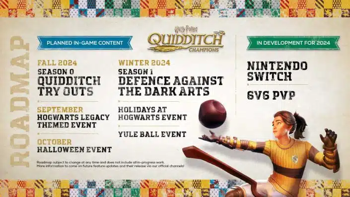 Harry Potter Quidditch Champions: Roadmap vorgestellt – Diese Inhalte folgen nach dem Launch