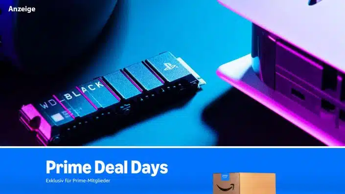 SSD für PS5: Prime-Day-Deals bringen günstigen NVMe-Speicher