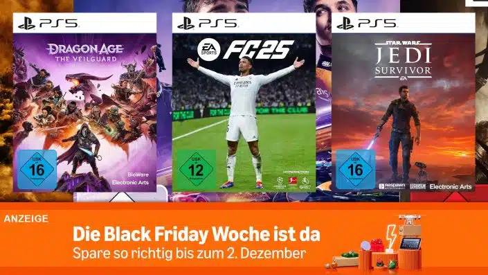 PS5-Deals: Amazon Black Friday 2024 mit bis zu 65 Prozent Rabatt auf Games