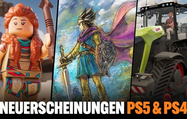 Play3 News: PS5 & PS4: Diese Spiele erscheinen kommende Woche inkl. LEGO Horizon Adventure und Dragon Quest 3