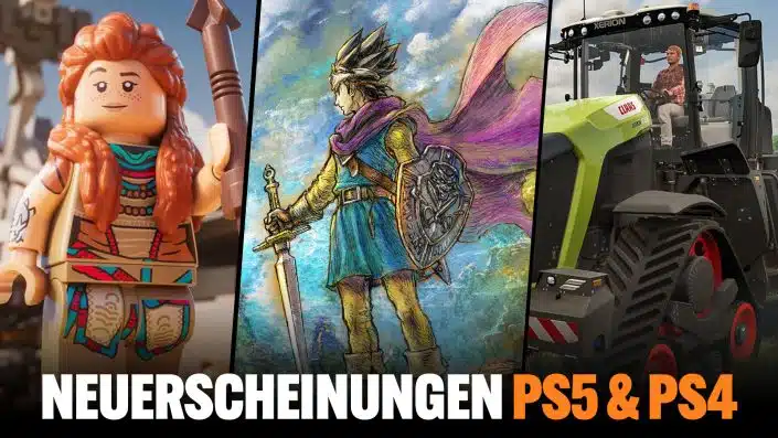 PS5 & PS4: Diese Spiele erscheinen kommende Woche inkl. LEGO Horizon Adventure und Dragon Quest 3