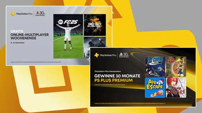 PlayStation Plus: Kostenloses Multiplayer-Wochenende, Gewinnspiel und Sony-Pictures-Core-Angebot