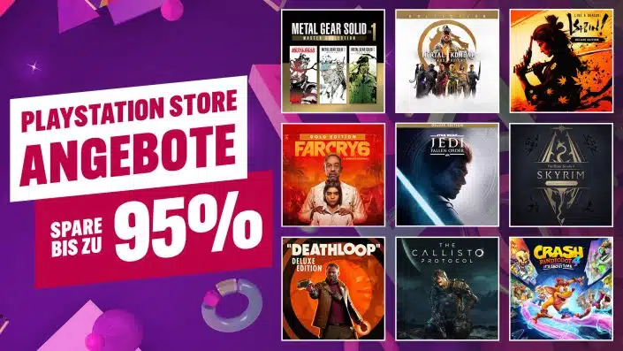 PS5 & PS4: Bis zu 95 Prozent Rabatt im neuen PSN-Sale