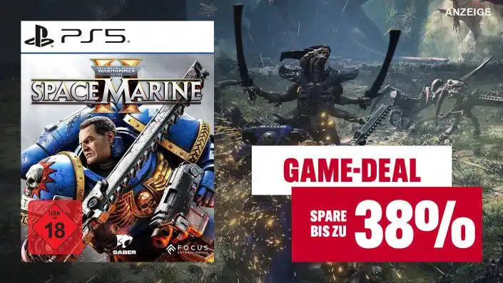 Warhammer 40.000 Space Marine 2: PS5-Version auf Disk mit dickem Rabatt abstauben