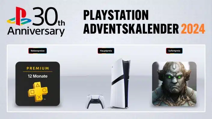 PlayStation-Adventskalender 2024: Tag 12 mit PS5 Pro und PS Plus Premium