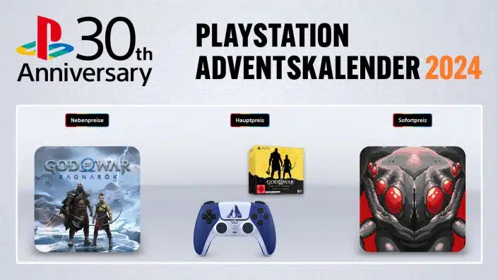 PlayStation-Adventskalender 2024: Tag 13 mit God of War Ragnarök und DualSense-Special-Edition