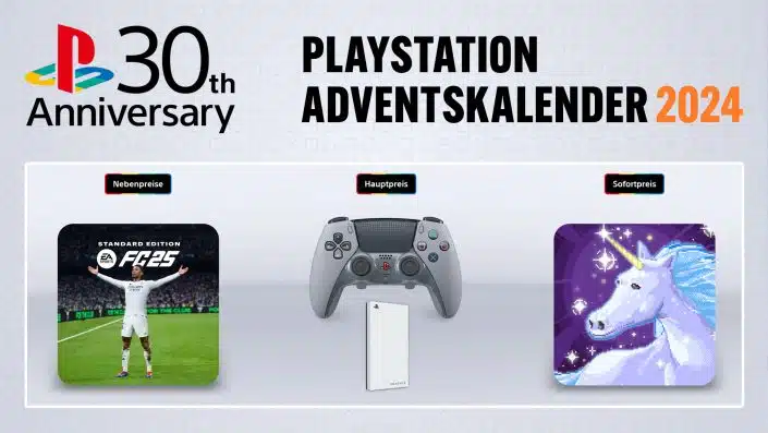 PlayStation-Adventskalender 2024: Tag 23 mit DualSense Edge in der 30th Anniversary Edition