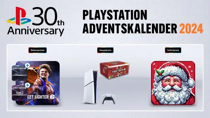 PlayStation-Adventskalender 2024: Tag 29 mit PS5 Slim und Street Fighter 6 in der Collector’s Edition