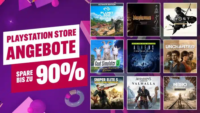 PS5 & PS4: Hunderte PSN-Deals versprechen bis zu 90 Prozent Rabatt